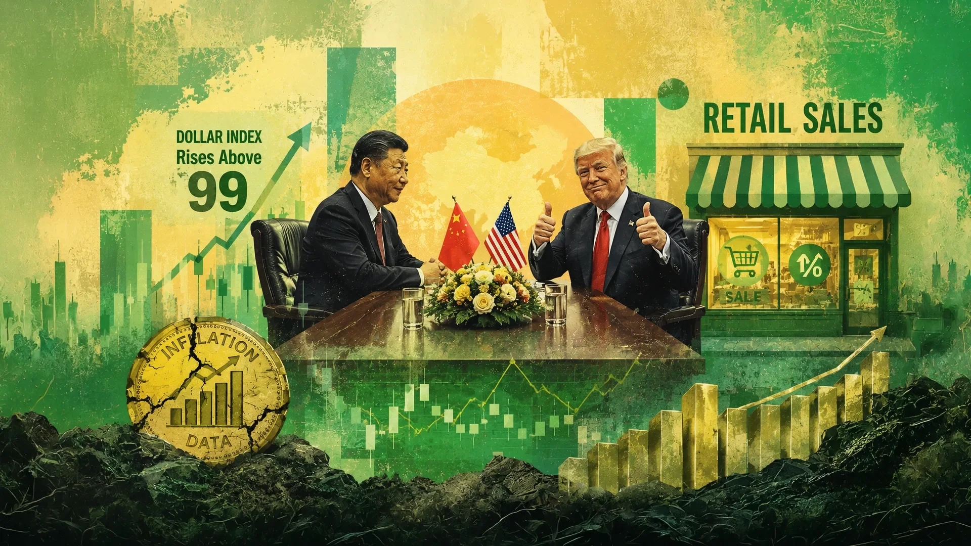 USD Hits Two Week High as Fed Outlook & China Summit
