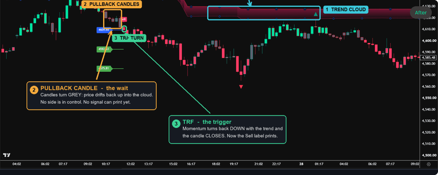 Chart with KIRIN signals