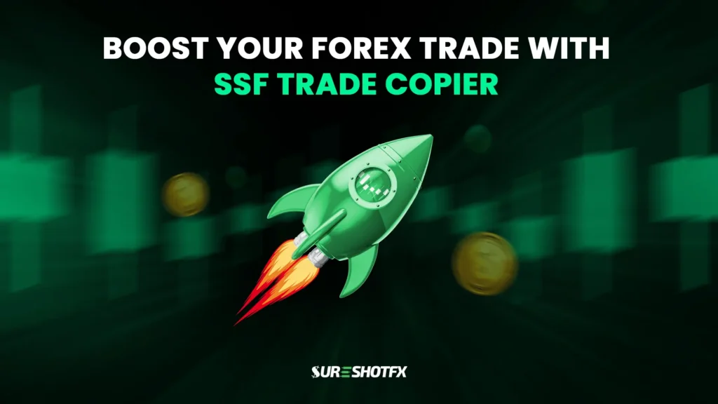 SSF Trade Copier's image depicts a boost in forex trading showcasing a rocket.