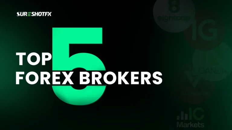 SSF banner image of top 5 forex brokers