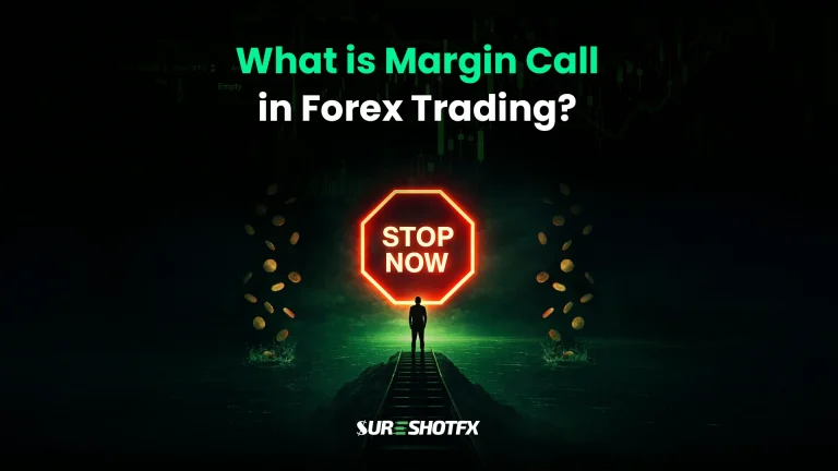 What is a margin call in forex trading illustration showing stop warning and trader facing margin risk