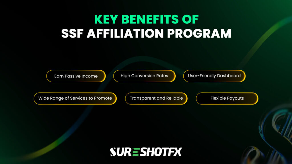 Key benefits of ssf affiliate program