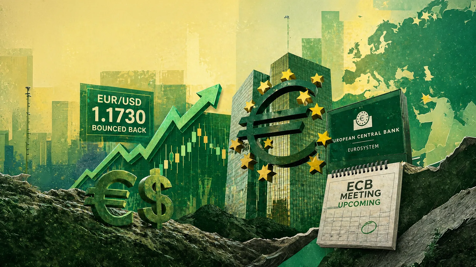 EURUSD Price Bounced Back: Fed & ECB Rates are Coming